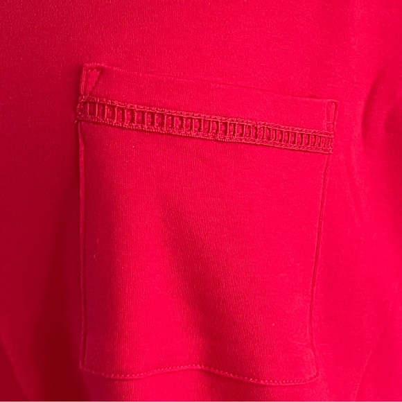 JUST IN Red Hot Short Sleeve Soft Tee Kim Rogers 100% Cotton Women’s Top Casual - Picture 3 of 8